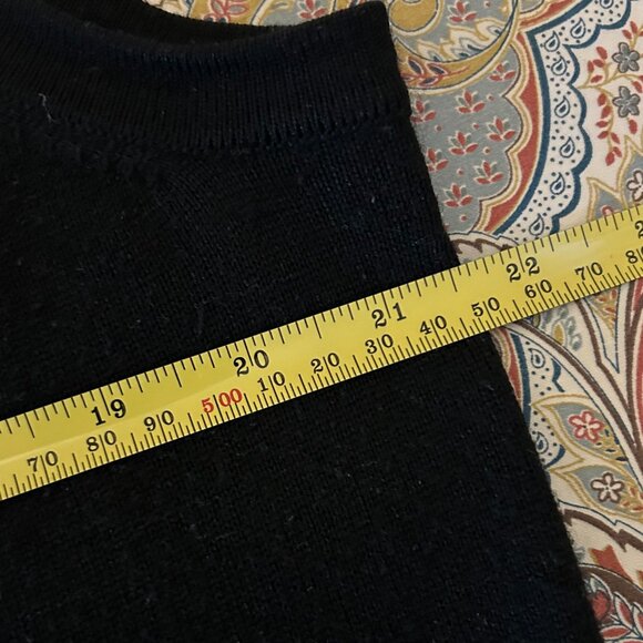 SALE -- Point Zero Collection Black Vest Merino Wool Blend - Men's Size Large - Picture 9 of 11